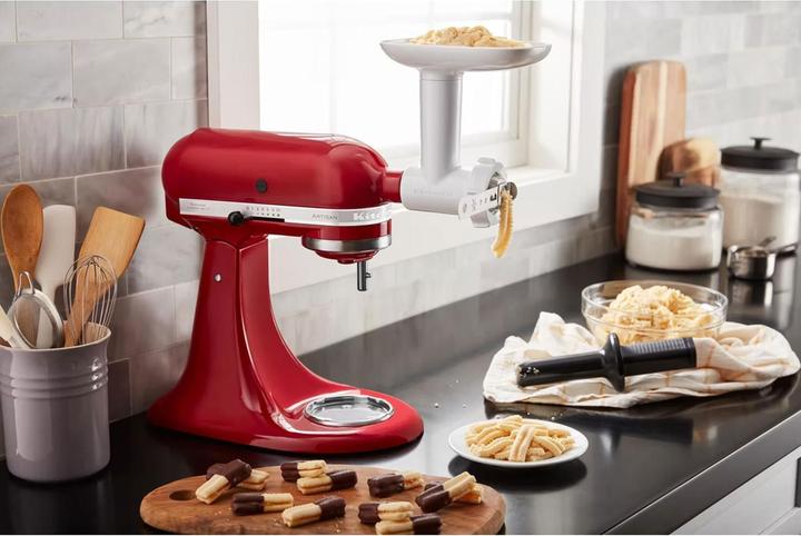 Productafbeelding KitchenAid 5KSMFGCA Vleesmolen en opzetstuk voor koekjes
