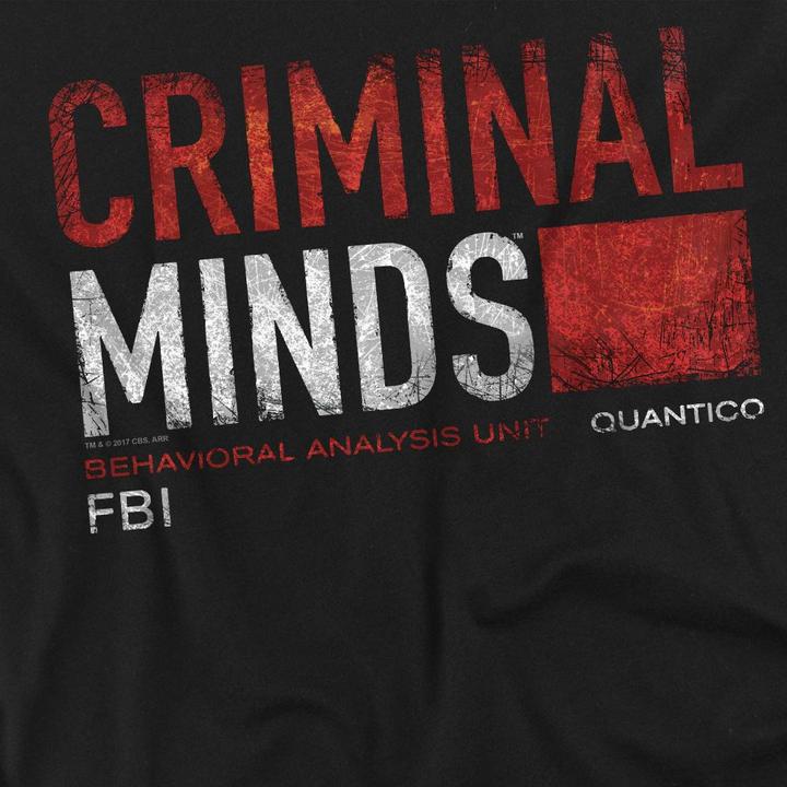Immagine prodotto Criminal Minds Maglietta Carta del Titolo Uomo (4XL)