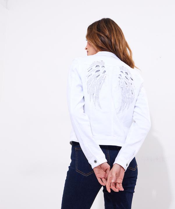 Actual product image Joe Browns BOUTIQUE Embellished Wing Denim Jacket (42)