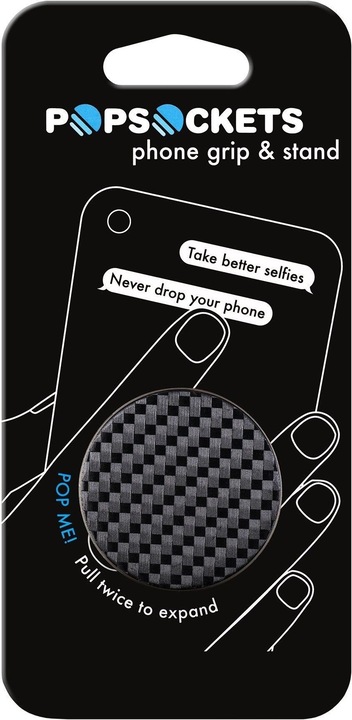 Actual product image PopSockets Carbonite Weave