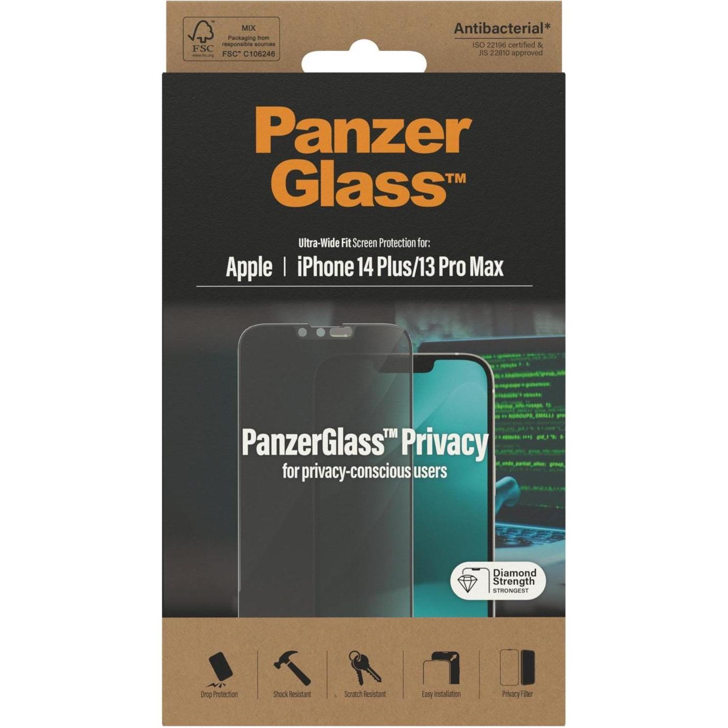 Thumbnail - PanzerGlass Ultra-Wide Fit (1 Stück, Apple iPhone 13 Pro Max, Apple iPhone 14 Plus), Smartphone Schutzfolie, Transparent