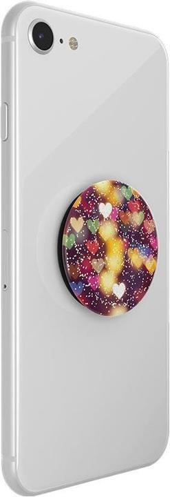 Actual product image PopSockets Glitter Bokeh Hearts