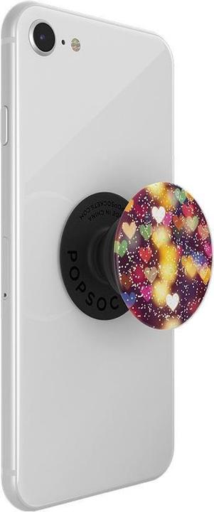 Actual product image PopSockets Glitter Bokeh Hearts