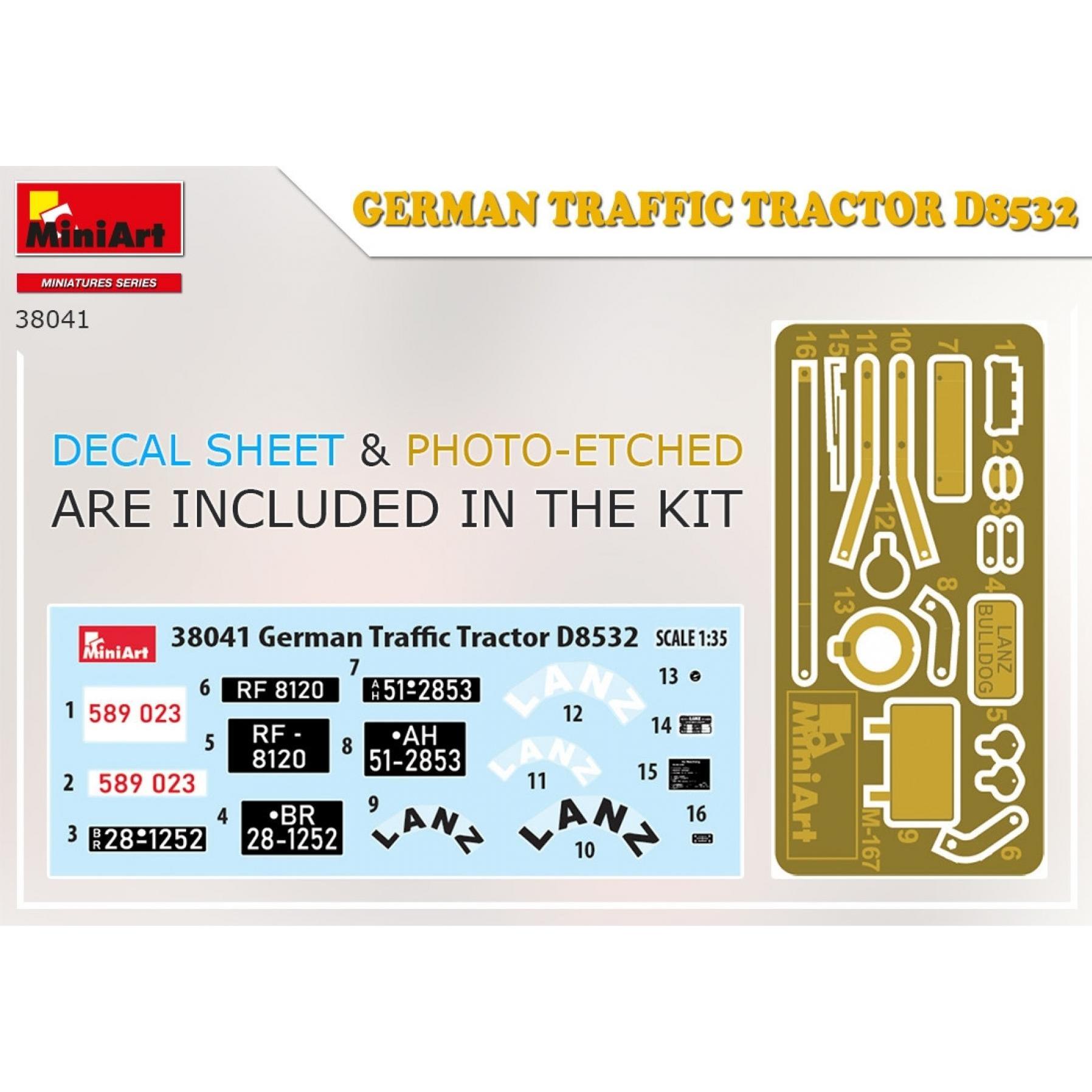 Thumbnail - Mini art German Traffic Tractor D8532