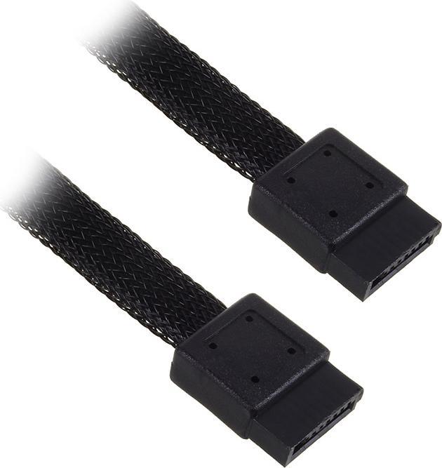 Productafbeelding Silverstone SATA III kabel 50cm - gesleeved