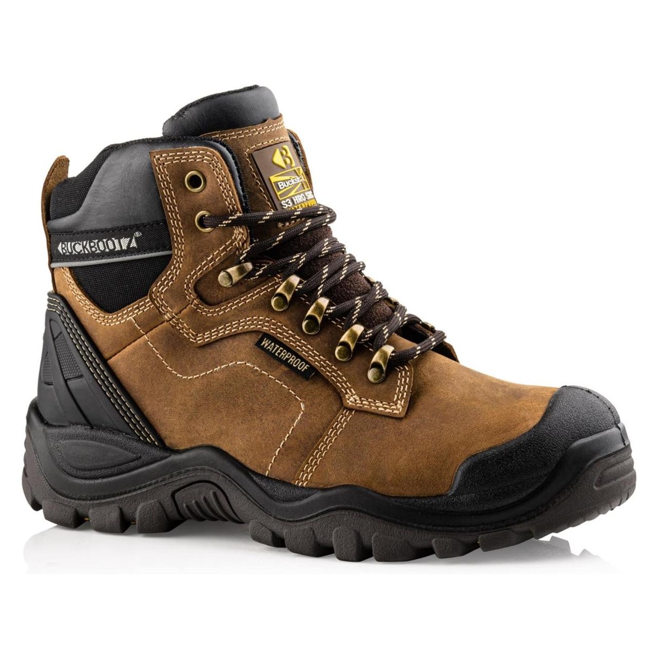 Buckler Boots, Werkschoenen, Buckbootz Schoen Bruin Hg/S3/Kn Mt 43 (S3, 43)