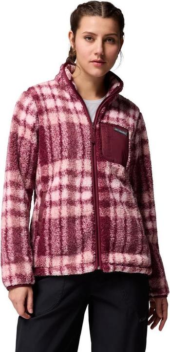 Rich wine red herring plaid