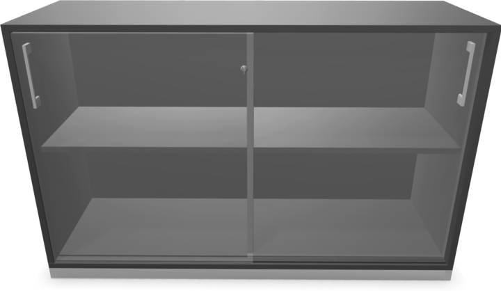 Actual product image Narbutas Choice sliding door cabinet (120 x 40 x 76 cm)