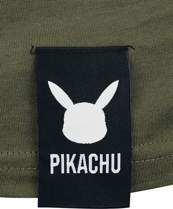 Actual product image Difuzed Pokemon T-Shirt (M) Man: Green Pikachu (M)