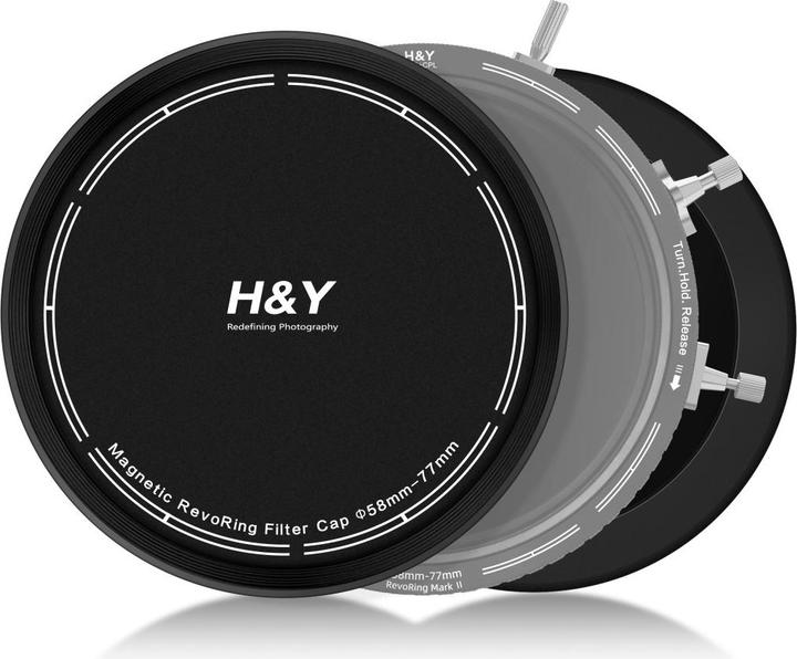 H&Y REVORING 58-77mm Front and Back Cap (Obektivfilter Halter, 77 mm)