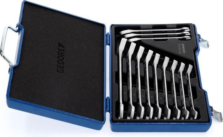 Image du produit Gedore 7 UR-012 Jeu de clés à fourche à cliquet, réversibles 12 pièces 8-19 mm (10 mm, 11 mm, 12 mm, 13 mm, 14 mm, 15 mm, 16 mm, 8 mm, 9 mm)