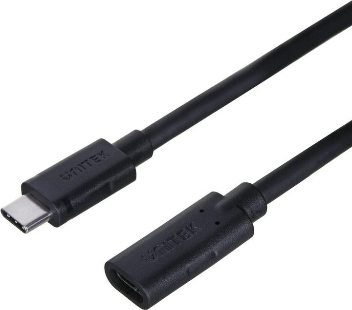 Produktbild Unitek USB USB-C to USB-C cable, 1.5 m black (C14086BK-1.5M) (1.50 m, 100 W)
