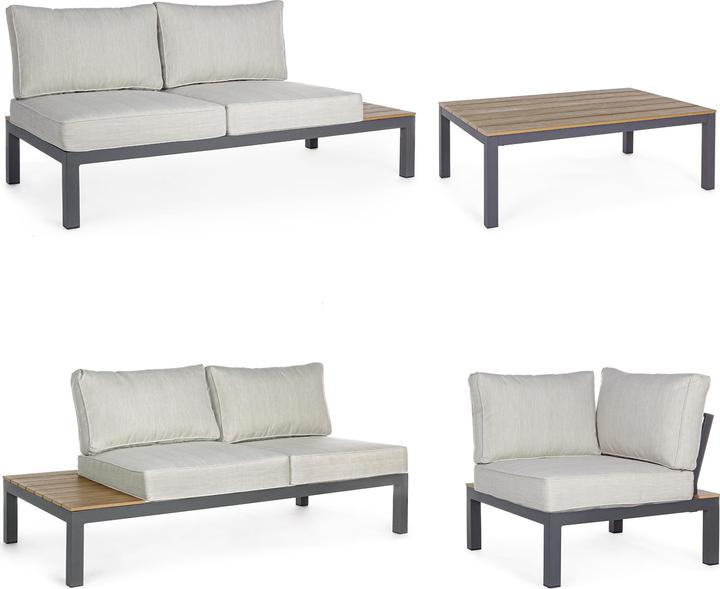 Image du produit Bizzotto Jardin Lounge d'angle Elias SJ61