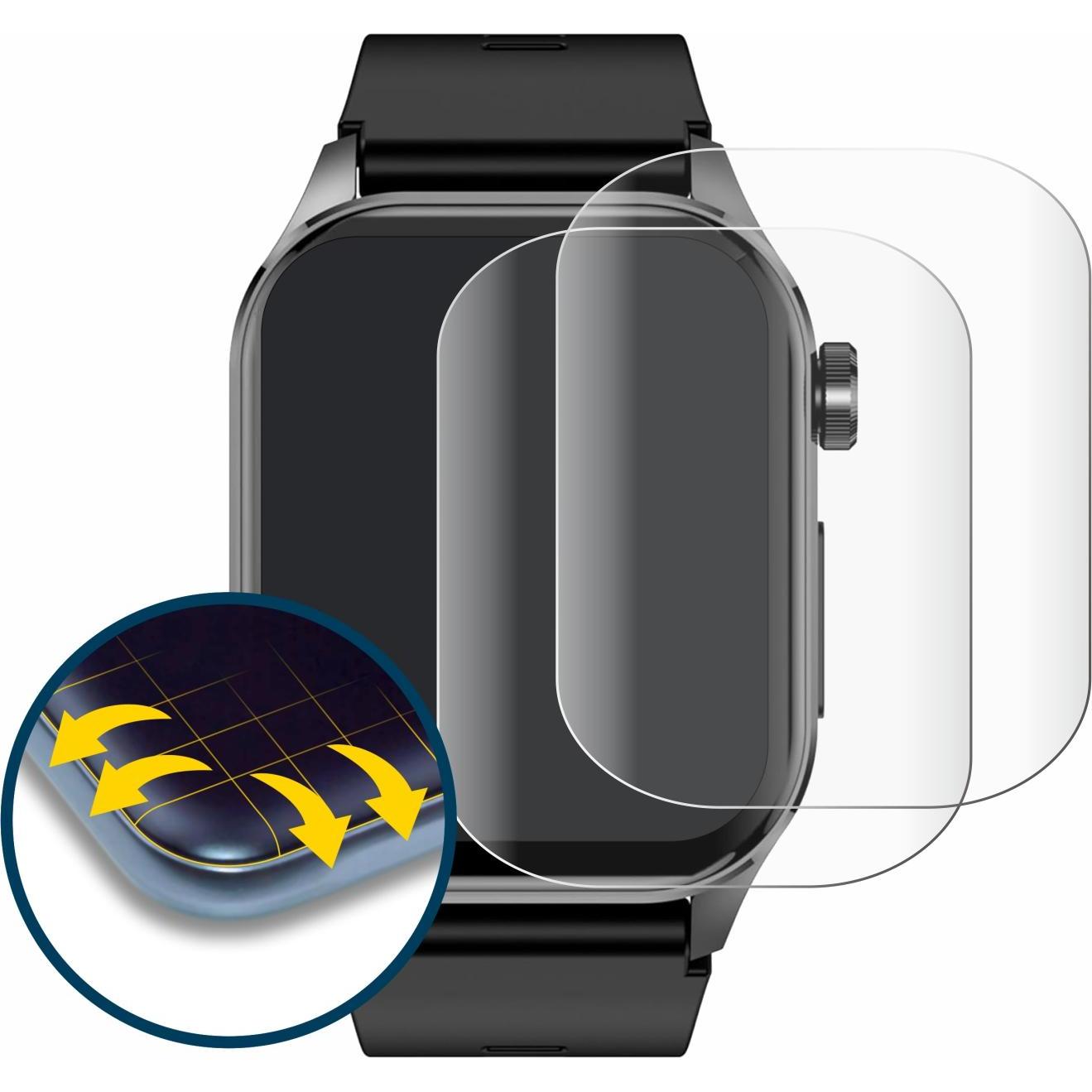 Thumbnail - BROTECT Full-Cover Displayschutz, Smartwatch Schutzfolie, Transparent