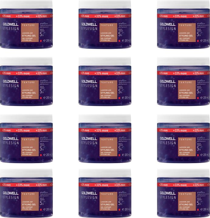 Image du produit Goldwell Gel coiffant Texture Lagoom Jam Stylesigh 12 pièces (Gel coiffant, 200 ml)