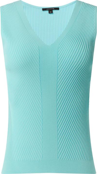 Produktbild Comma Strickpullunder Feinstricktop mit Rippstruktur im Skinny Fit (38)