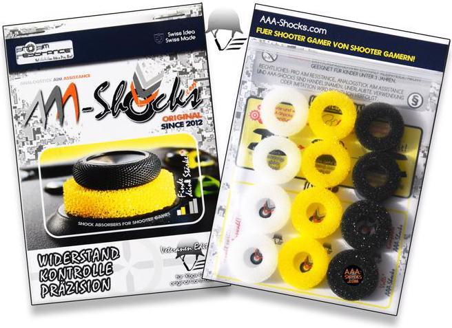 Pro Aim Bâton analogique Aim Assistance (AAA-Shocks) : Starter Pack (XBOne) (Xbox Series S, Xbox One S, Xbox One X, Xbox Series X)