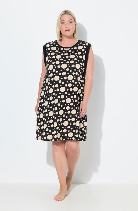 Actual product image Ulla Popken Printed Sleeveless Nightgown (56)