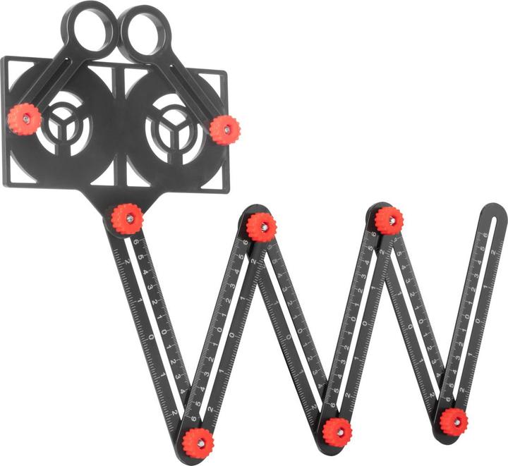 Immagine prodotto Stahlwerk Righello multiangolo 6-in-1 in alluminio