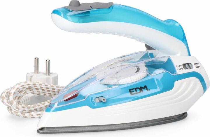 EDM Bügeleisen 07305 Blau Weiss 1100 W Unterwegs (1100 W)