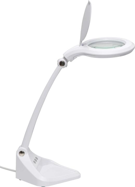 Maul Lampe loupe LED MAULiris, dimmable, 470 lumen, 7 W, blanc (470 lm)