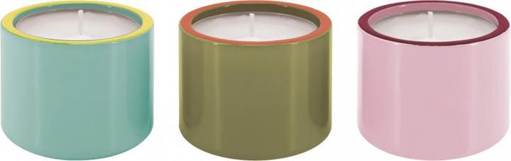 Immagine prodotto Remember Candeliere 3 pezzi, Verde/Rosa/Turchese