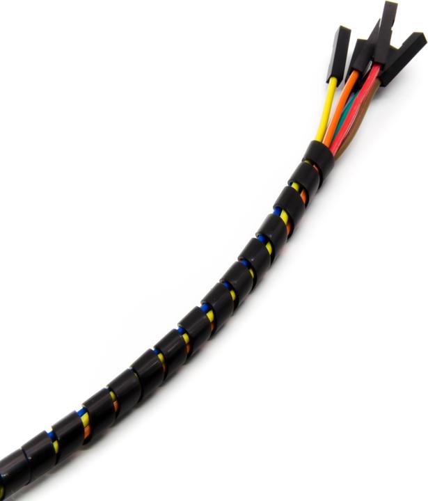Produktbild Purecrea Kabelschutzspirale 4mm Schwarz SWB-04 (Kabelspiralschlauch, 100 cm)