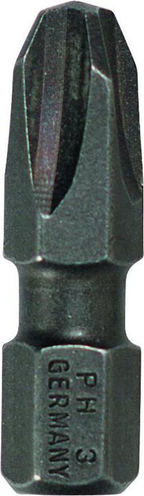 Actual product image Cimco BITFLEX bit standard, DIN 3128, for cross-slotted head screws, PH 2, 25 mm (Cross Phillips PH)