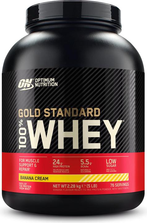 Image du produit Optimum Nutrition 100% Whey Gold Standard (Banane, 1 x, 2273 g)