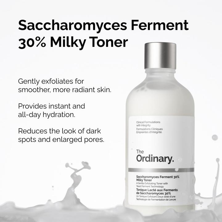 Actual product image The Ordinary Saccharomyces ferment 30% (Face toner, 100 ml)