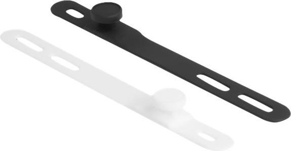 Image du produit Delock Colliers de serrage noir/blanc 118 mm x 12 mm 10 pièces (Serre-câbles en plastique, 118 mm, 10 pcs)