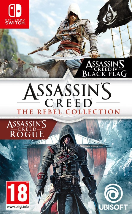 Produktbild Ubisoft Assassin's Creed: The Rebel Collection (Assassin's Creed 4 + Rogue) (Switch, Multilingual)