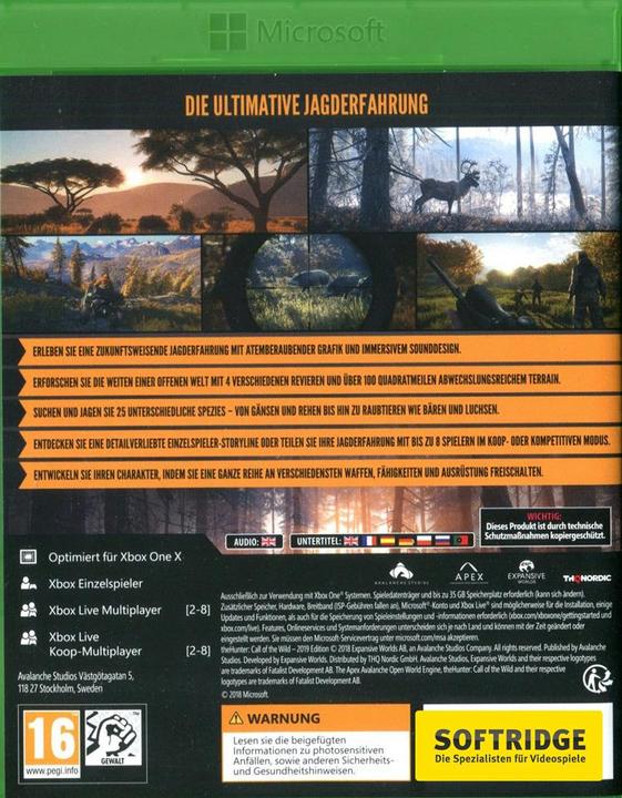 Actual product image THQ The Hunter - Call of the Wild 2019 (Xbox One X, Xbox Series X, EN)