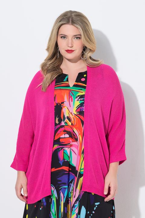 Produktbild Miamoda Strickjacke, offene Passform, 3/4-Fledermaus-Ärmel (46, 48)