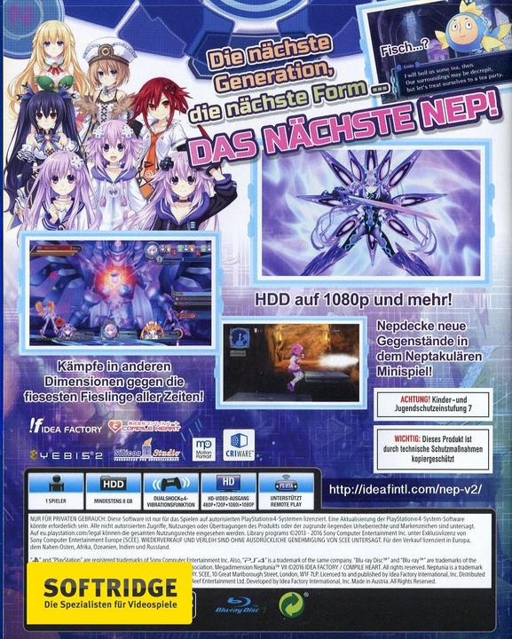 Produktbild Idea Factory Megadimension Neptunia (PS4, EN)