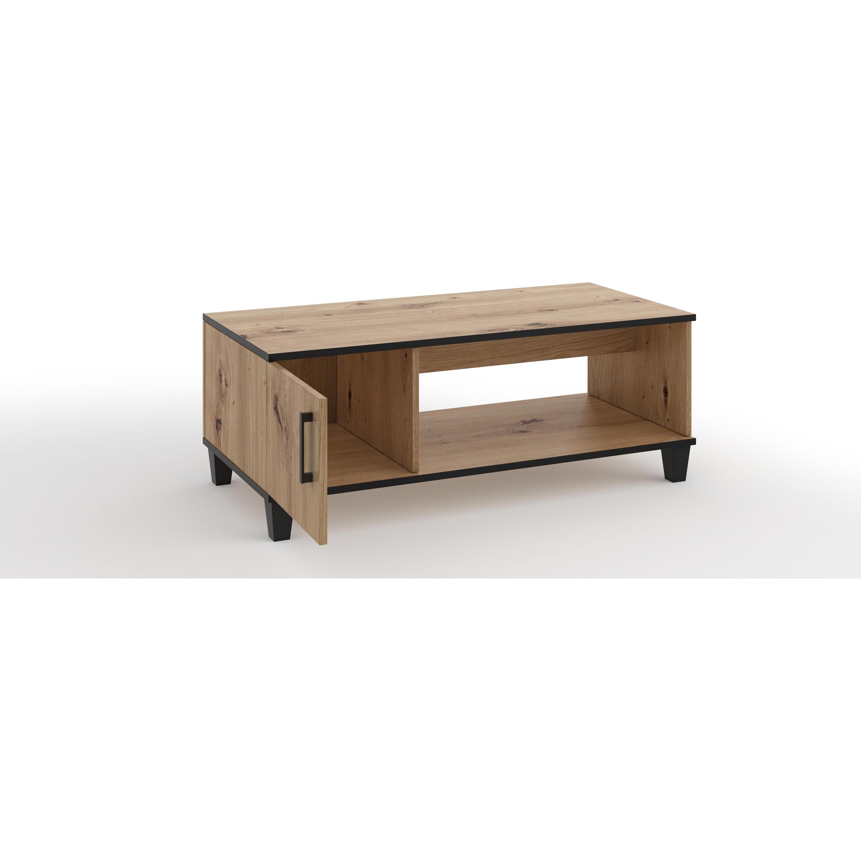 ADRK Furniture, Couchtisch + Beistelltisch, Pola 09 120X57 (120 x 56 x 51.5 cm)