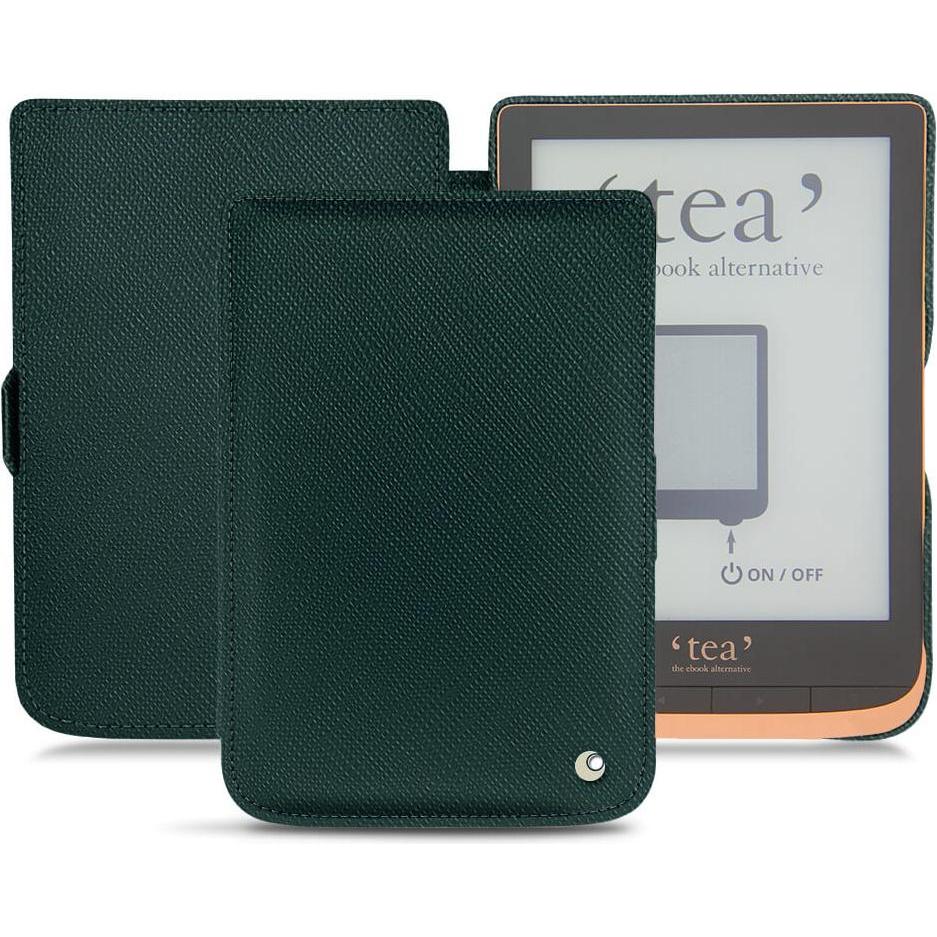 Noreve Lederschutzhülle horizontal (Touch HD Plus), Tablet Hülle, Grün