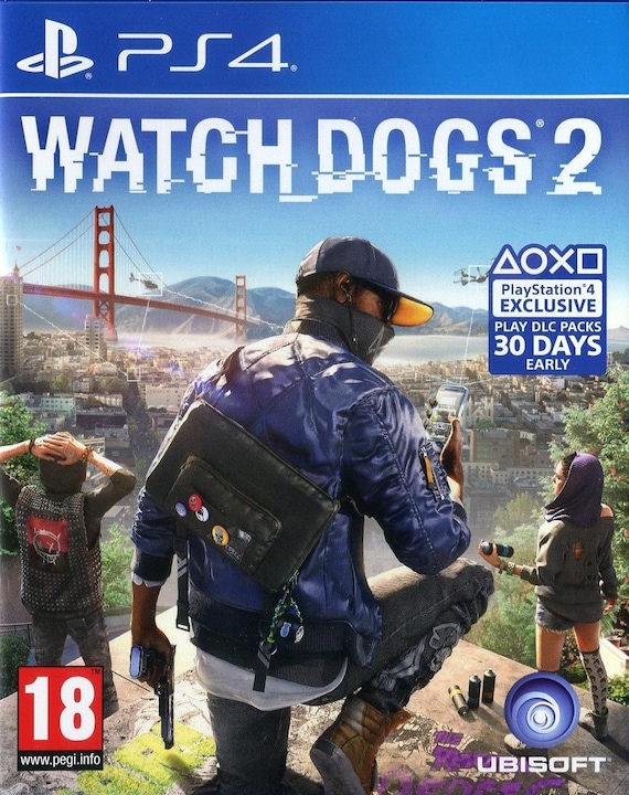 Ubisoft Watch Dogs 2 (PS4, Multilingual)