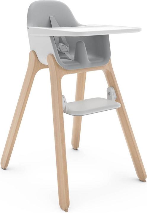 Produktbild Uppababy Ciro Chloe - Hochstuhl - Grau - Holz - Verstellbarer Fussstütze - entfernbarer Esstisch (Hochstuhl)