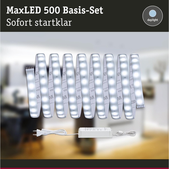 Immagine prodotto Paulmann Set di strisce MaxLED 500 (Bianco freddo, 300 cm, Interno)