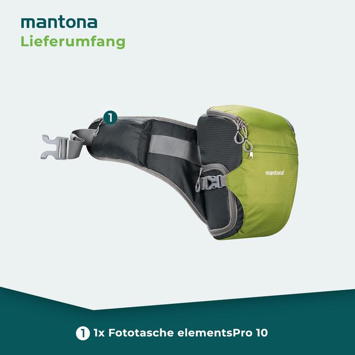 Actual product image mantona ElementsPro10 (Quick-access camera case, 9.80 l)
