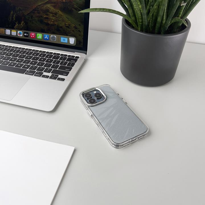 Immagine prodotto Wozinsky Glitter Case for Samsung Galaxy S24 FE - transparent with glitter (Samsung Galaxy S24 FE)