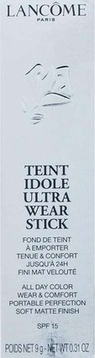 Actual product image Lancôme Teint Idole Ultra Wear Stick 10 Praline Spf 15 9 Gr