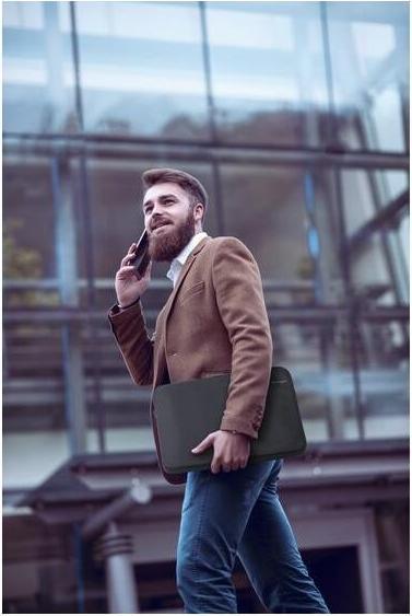 Produktbild Kensington Notebook-Sleeve EQ Classic 14 Schwarz (14", Universal)