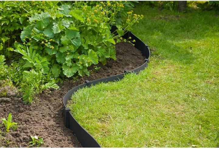 Immagine prodotto Nature Rasenkanten-Set H15 cm x 10 m mit Erdnägeln (1000 cm)