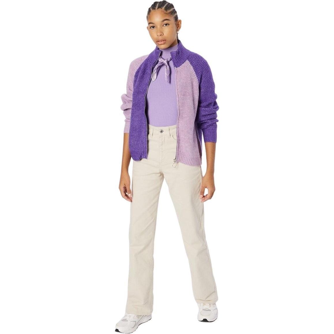 B.young, Damen, Pullover, strickjacke it reissverschluss, daen isha, Violett, (M)