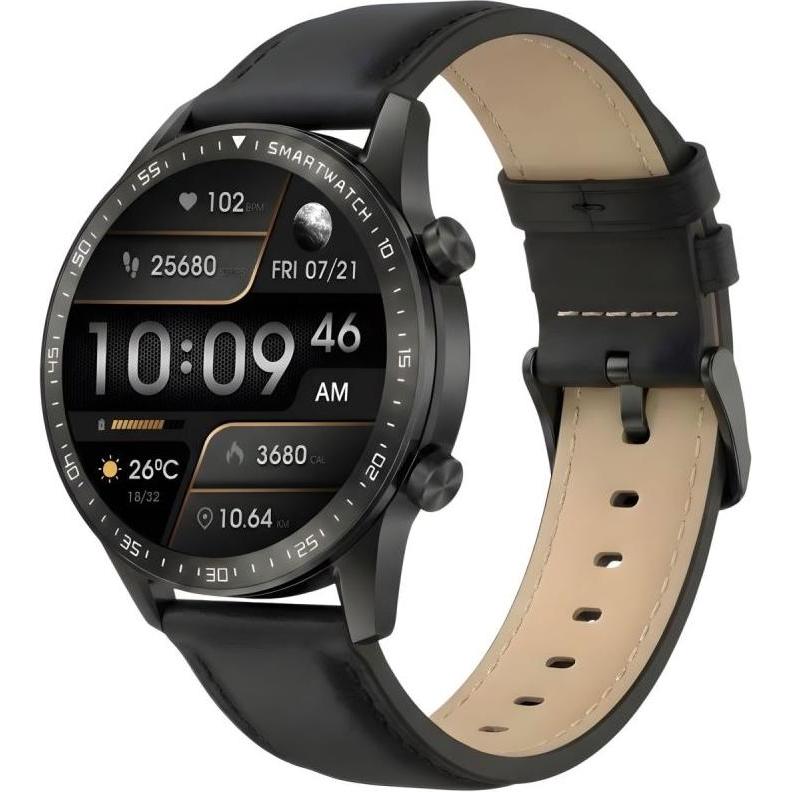 Gravity Smartwatch Czarny 2 Paski GT10-3, Smartwatch