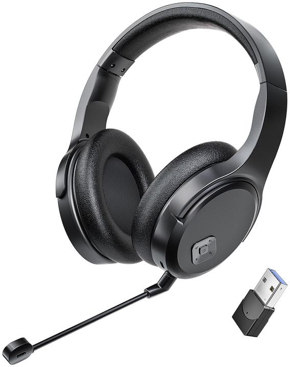 Produktbild Auvisio Digitales Funk-Headset mit abnehmbarem Mikrofon (Kabellos)