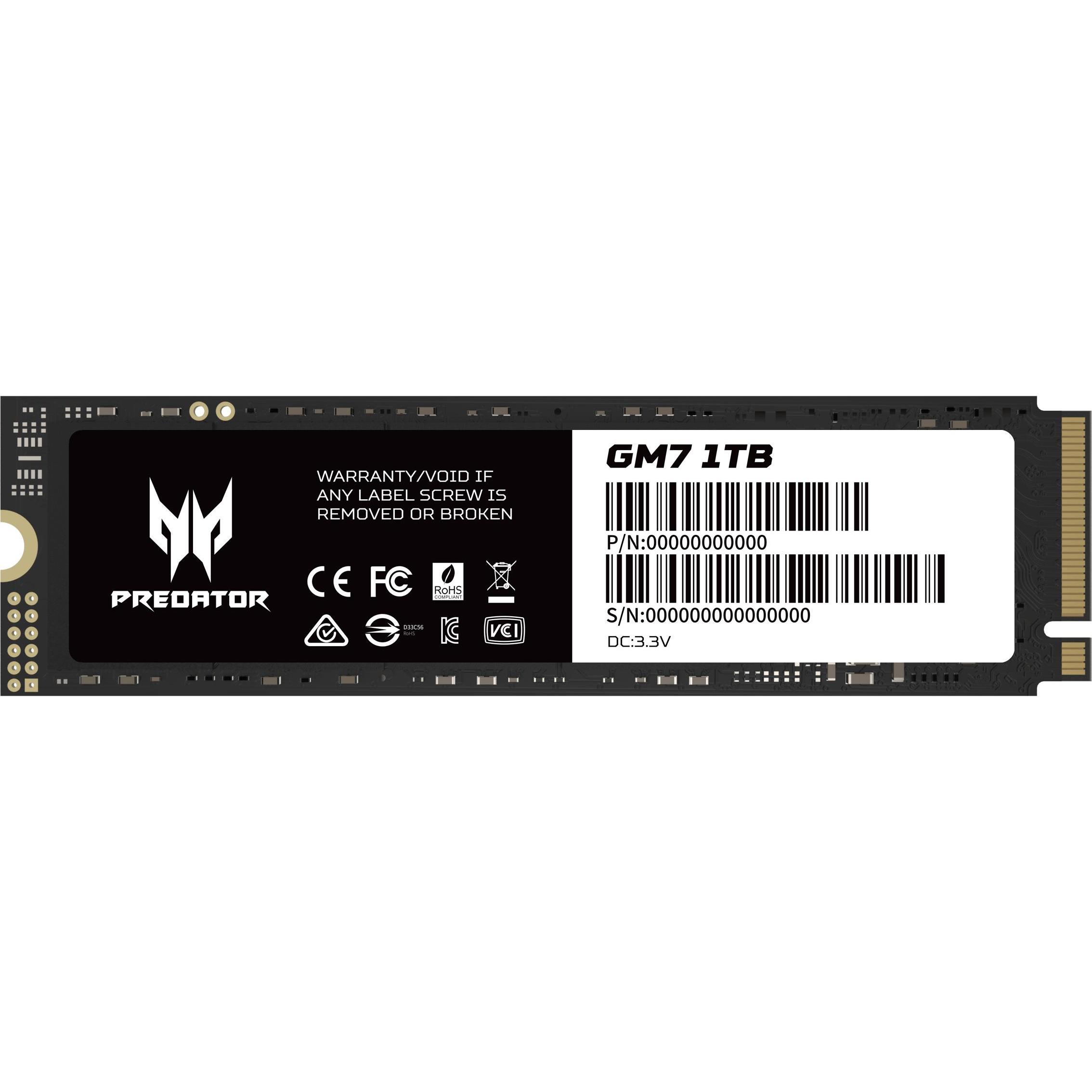 Acer Predator GM7 (1000 GB, M.2 2280), SSD