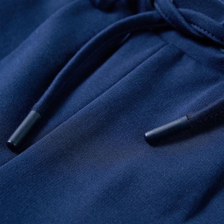 Actual product image vidaXL Children's trousers with drawstring navy blue 128,colour (128)